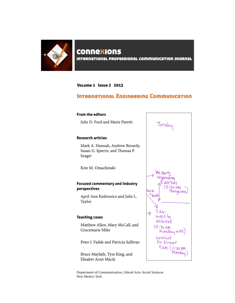 Volume 1, Issue 2, International engineering communication